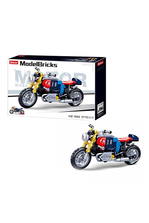 Sluban Model Bricks Spor Motorsiklet-Yapı Oyuncakları