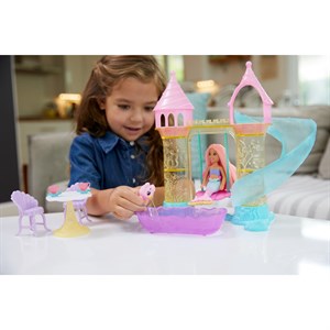 Barbie Chelsea Denizkızı ve şatosu-Oyuncak Bebekler