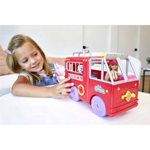 Barbie Chelsea İtfaiye Aracı HCK73-Oyuncak Bebekler