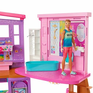 Barbie Tatil Evi Oyun Seti HCD50-Oyuncak Bebekler