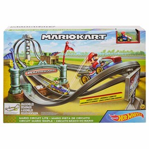 Hot Wheels Mario Kart Çılgın Dönüş Parkuru Yarış Seti GHK15-Oyuncak Arabalar ve Kamyonlar