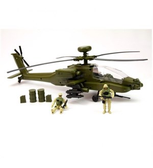 Işıklı Ve Sesli Apache Helikopter-Oyuncak Arabalar ve Kamyonlar