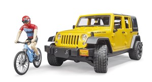 Jeep Wrangler Rubicon Bisiklet ve Sürücüsü Br02543