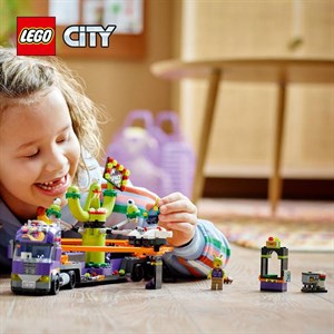 Lego City Lunapark Uzay Oyuncağı Kamyonu 60313-Lego