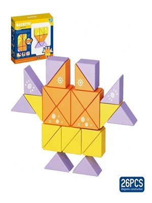 Manyetik Zeka Blokları 26 Parça-Yapı Oyuncakları