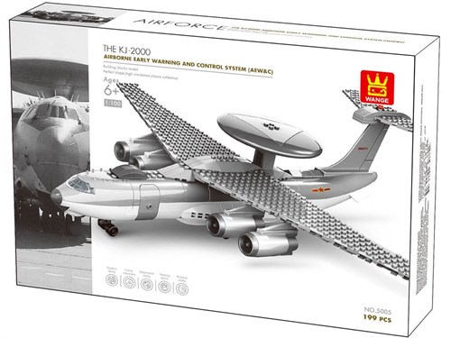 Wange LEGO 199 Parça KJ-2000 Awacs - Savaş Uçağı 5005-Lego