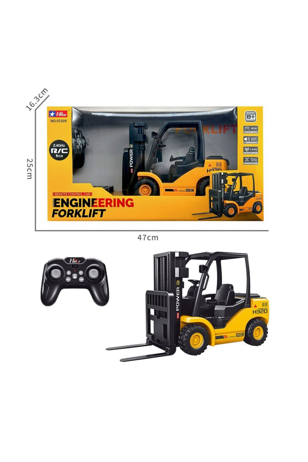 1:12 Uzaktan Kumandalı Forklift 9 Kanal