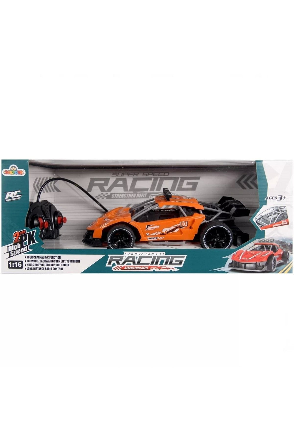 1:16 F/f Şarjlı Racıng Car Turuncu