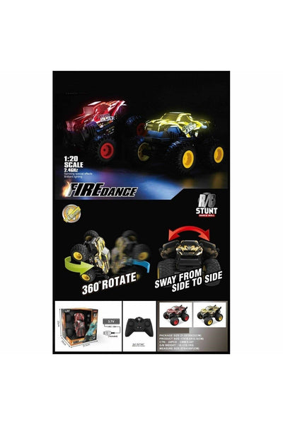 1:20 Stunt Dans ve Müzikli Araba 3.7V FABBATOYS