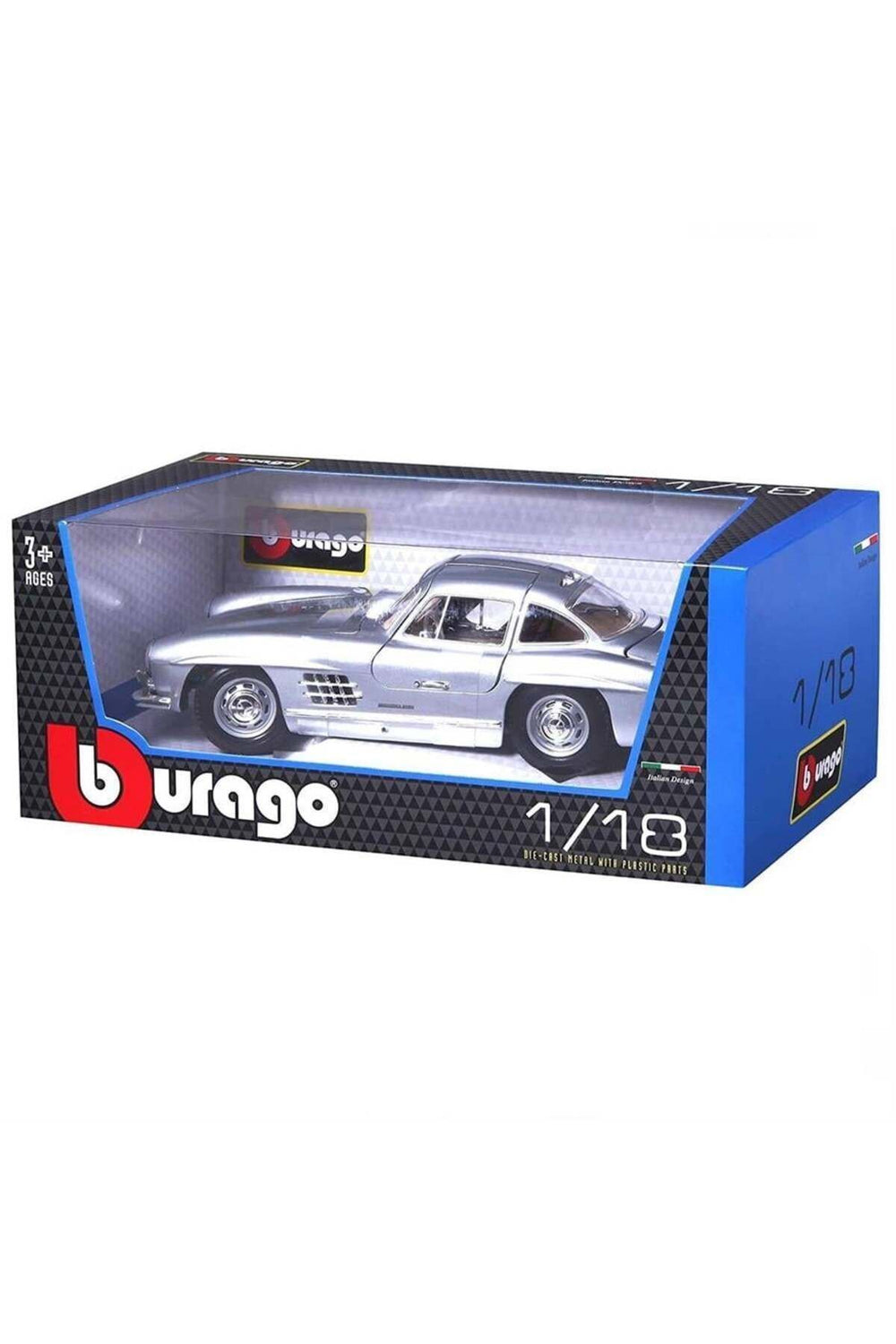 1:24 1954 Mercedes-Benz 300 SL Klasik Model Araba