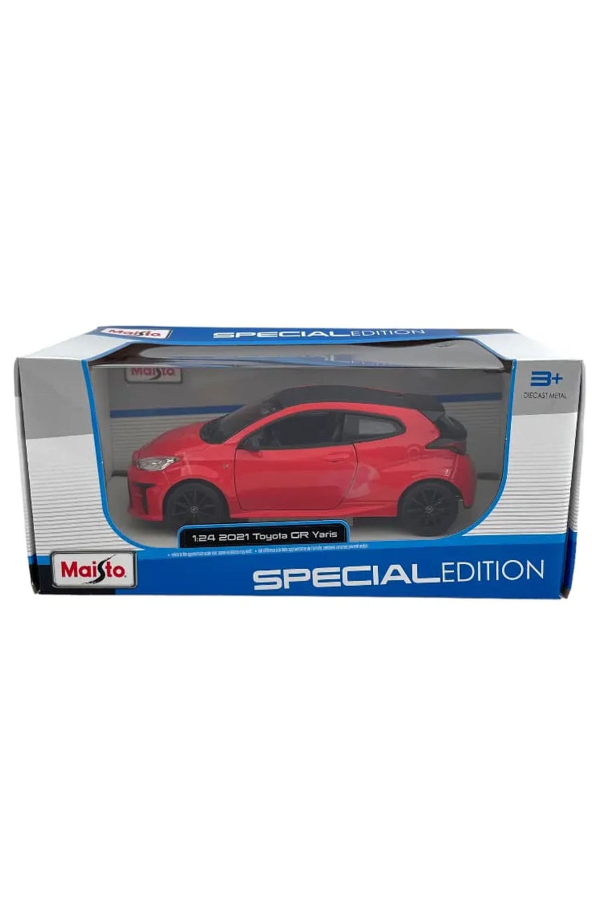 1:24 2021 Toyota gr Yaris Model Araba 32909 - Kırmızı