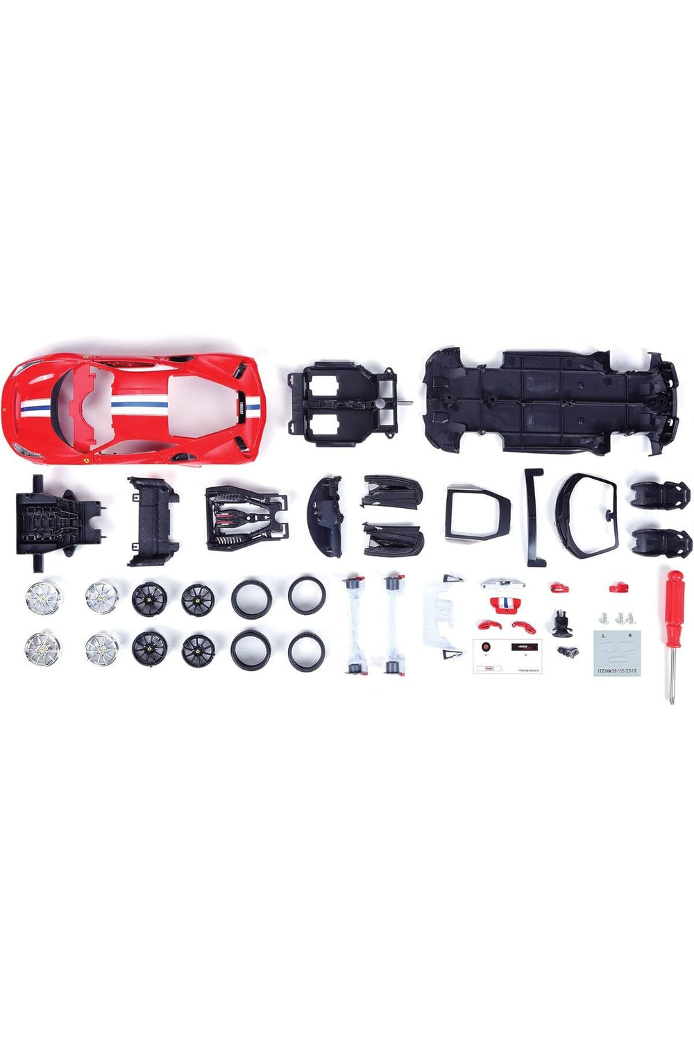1:24 Assembly Line Ferrari 488 Pista - Red