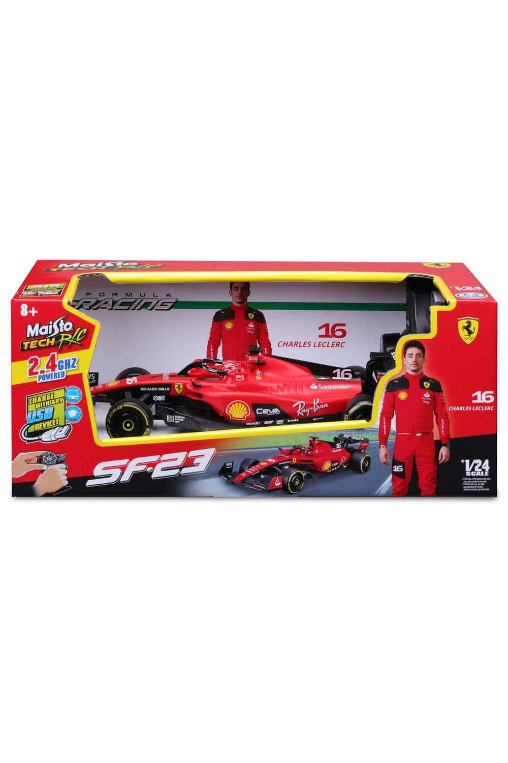 1:24 Ferrari SF23 Kumandalı Araba 82357