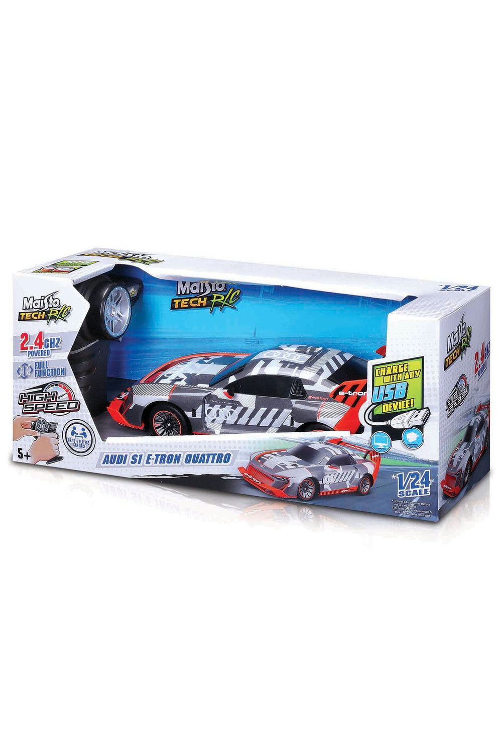 1:24 Premium Audi S1 E-Tron Quattro Kumandalı Araba 82342