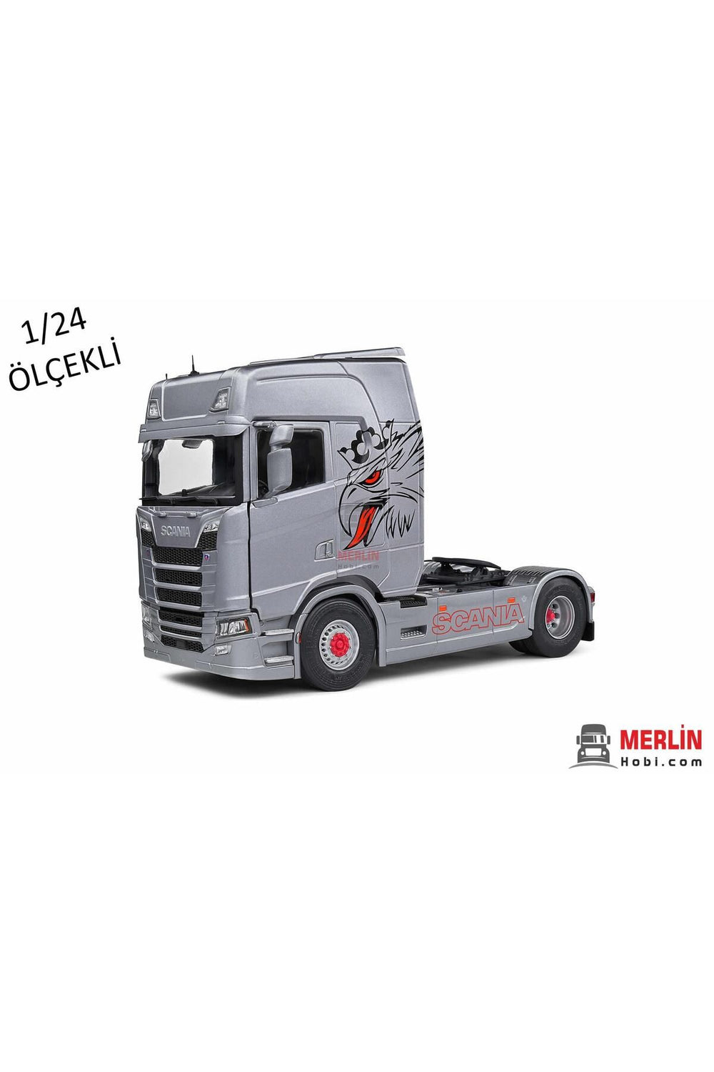 1/24 Scania 580S HighLine – Custom silver – 2024 Tır Çekici