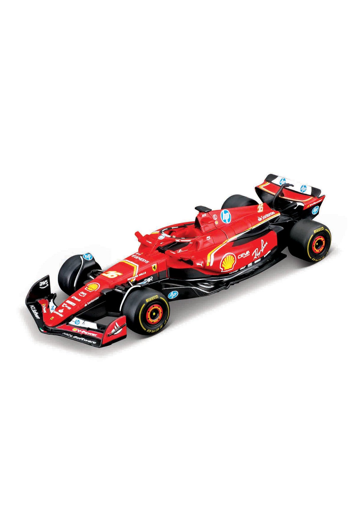 Maisto 1:41 Die-Cast Ferrari SF-24 Uzaktan Kumandalı Oyuncak Araba ve Pist Seti