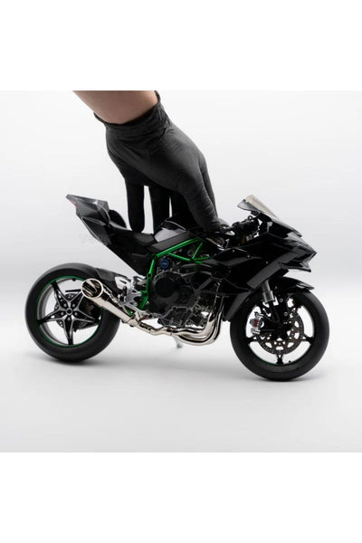 1:6 KAWASAKİ H2R IŞIKLI SESLİ EGZOS DUMANLI MOTOR MAKET