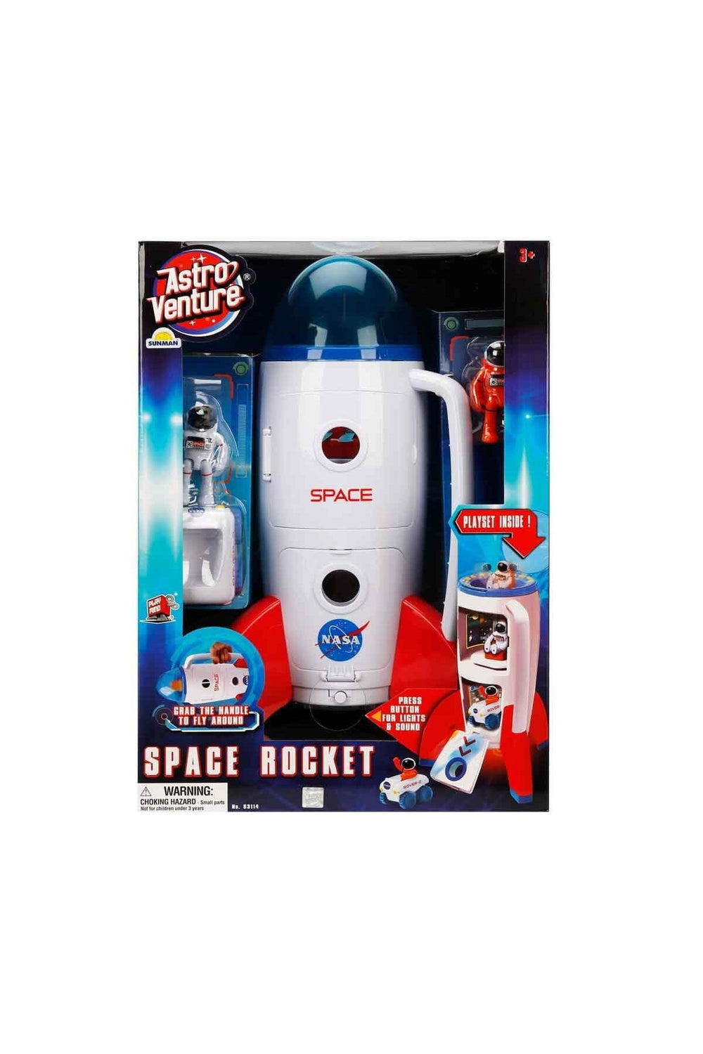 106114 Astro Venture Sesli Ve Işıklı Uzay Roketi -Sunman
