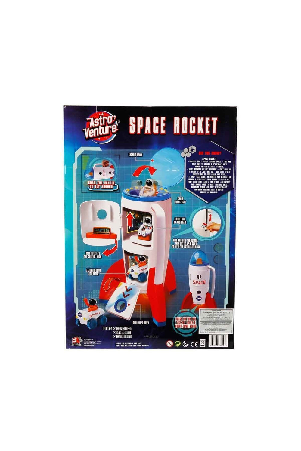 106114 Astro Venture Sesli Ve Işıklı Uzay Roketi -Sunman