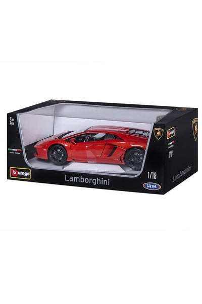 11033 Burago 1:18 Lamborghini Aventador Lp700-4 Turuncu Model Araba