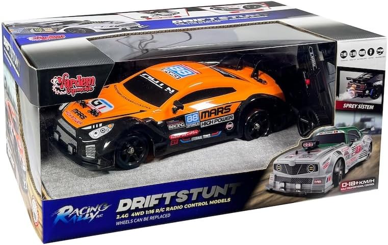 Vardem Uzaktan Kumandalı Full Fonksiyon 2.4G Şarjlı 1:16 4x4 Drift Araba (Işıklı ve Buharlı)