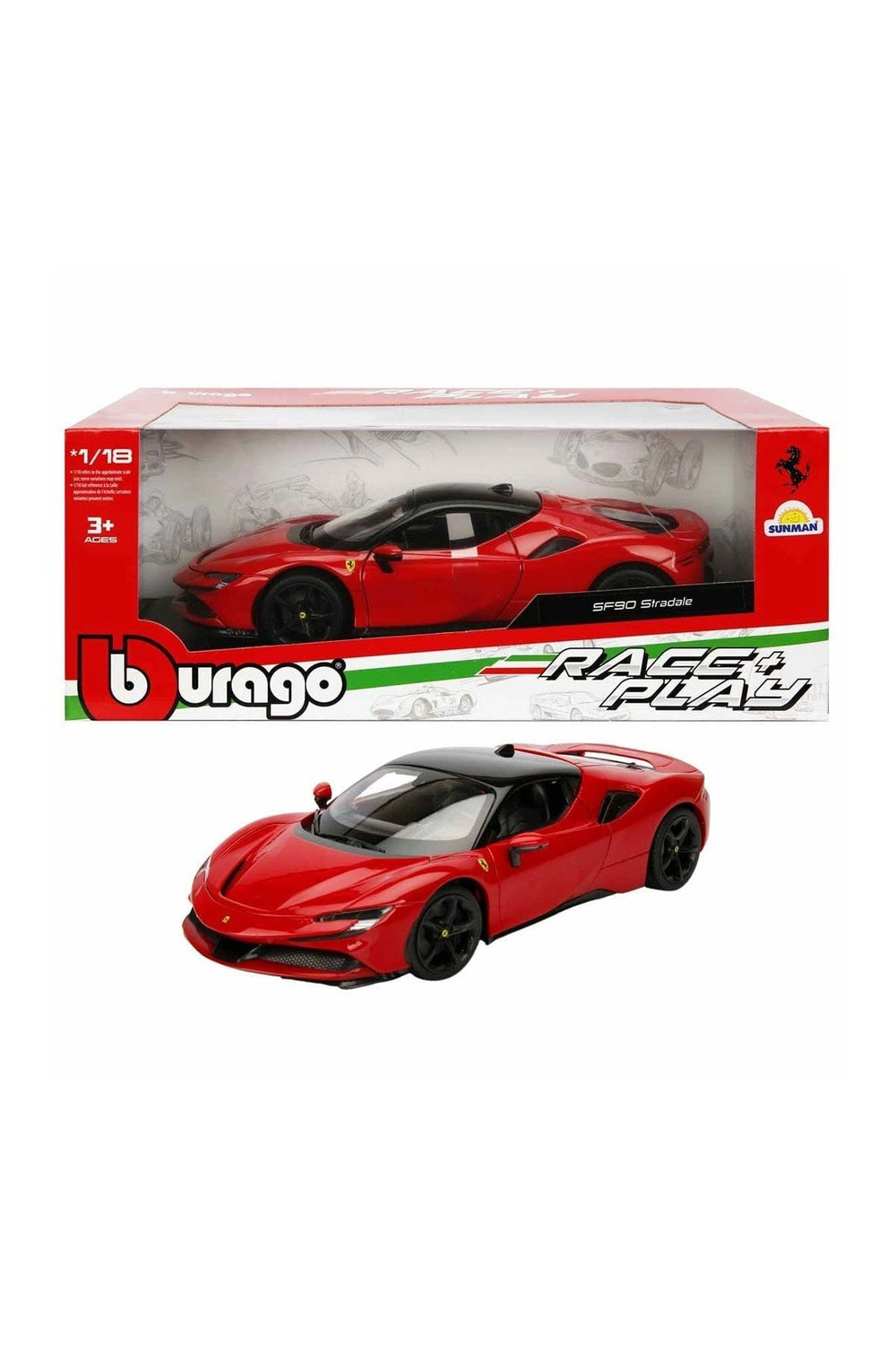 1:18 Ferrari SF90 Stradale Model Araba