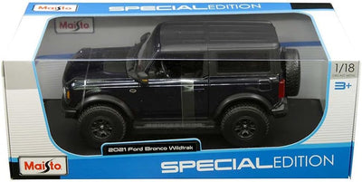 1/18 2021 Model Ford Bronco Wildtrak - Siyah