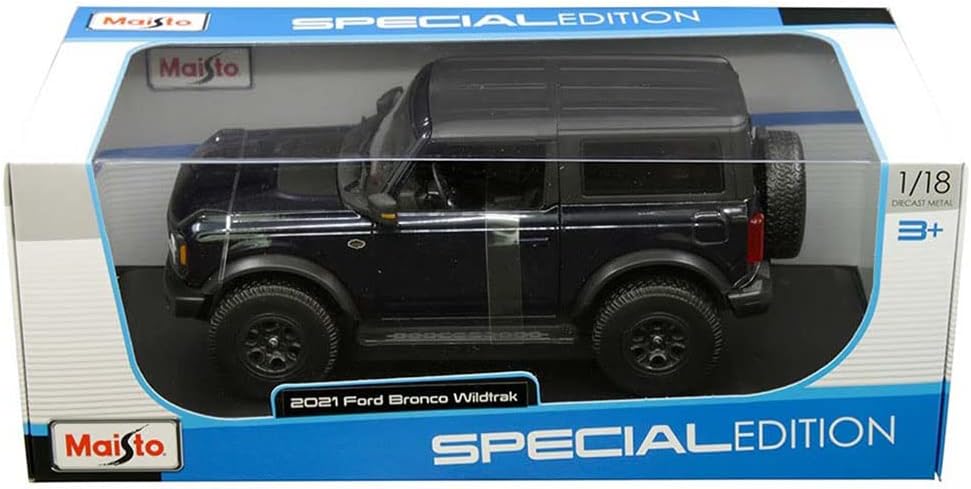1/18 2021 Model Ford Bronco Wildtrak - Siyah