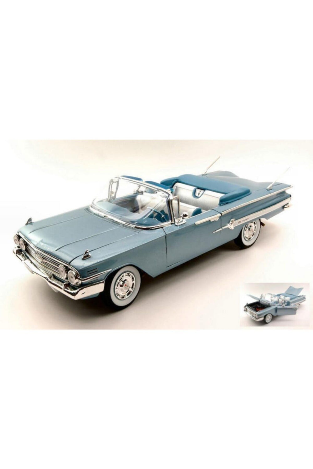 1960 Chevrolet Impala 1/18 Model Araba Mavi