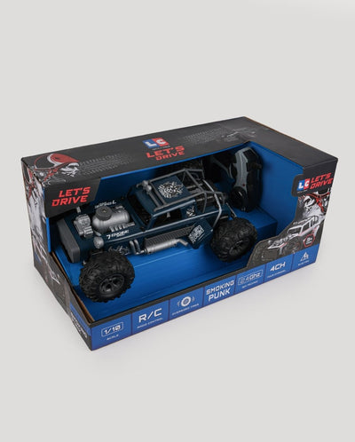 2.4 Ghz Yüksek Hızlı Truck Araba 4 Ch Usb Şarjlı Lacivert