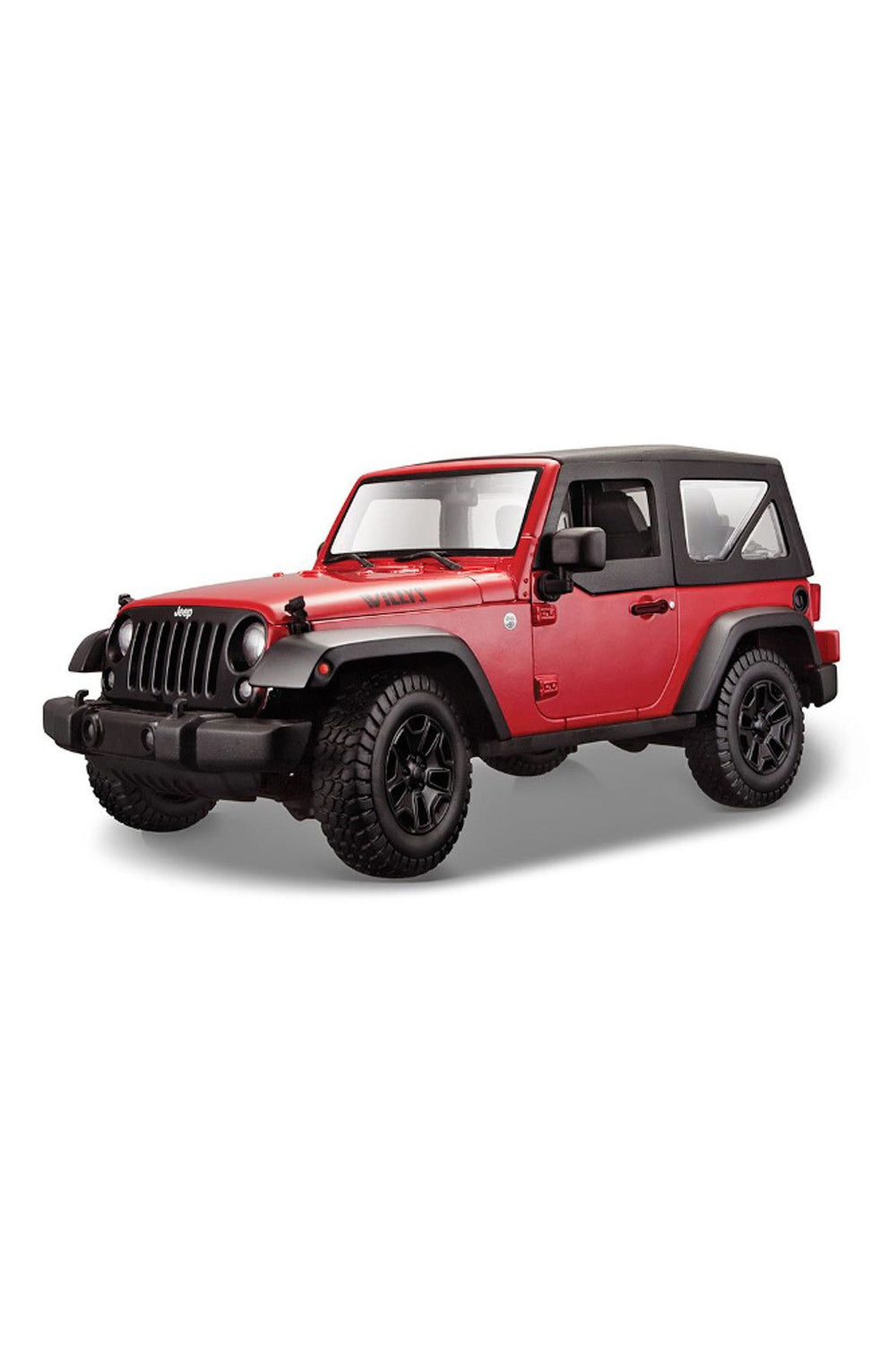2014 Jeep Wrangler 1-18 Model Araba S-E Kırmızı /