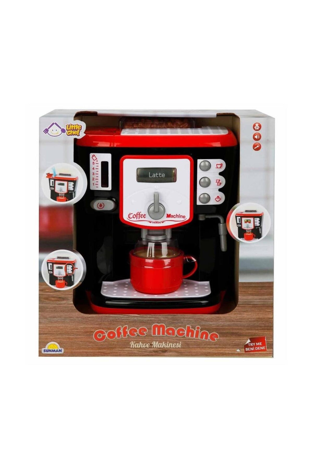 Little Chef Sesli ve Işıklı Kahve Makinesi