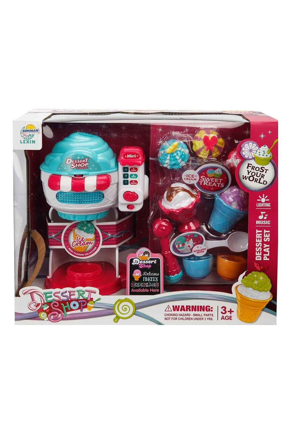 2751 Dessert Shop Sesli ve Işıklı Dondurma Yapma Makinesi -FABBATOYS