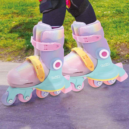2in1 Gokidy Rookie Dönüşebilen 4 Tekerlekli Pembe Paten