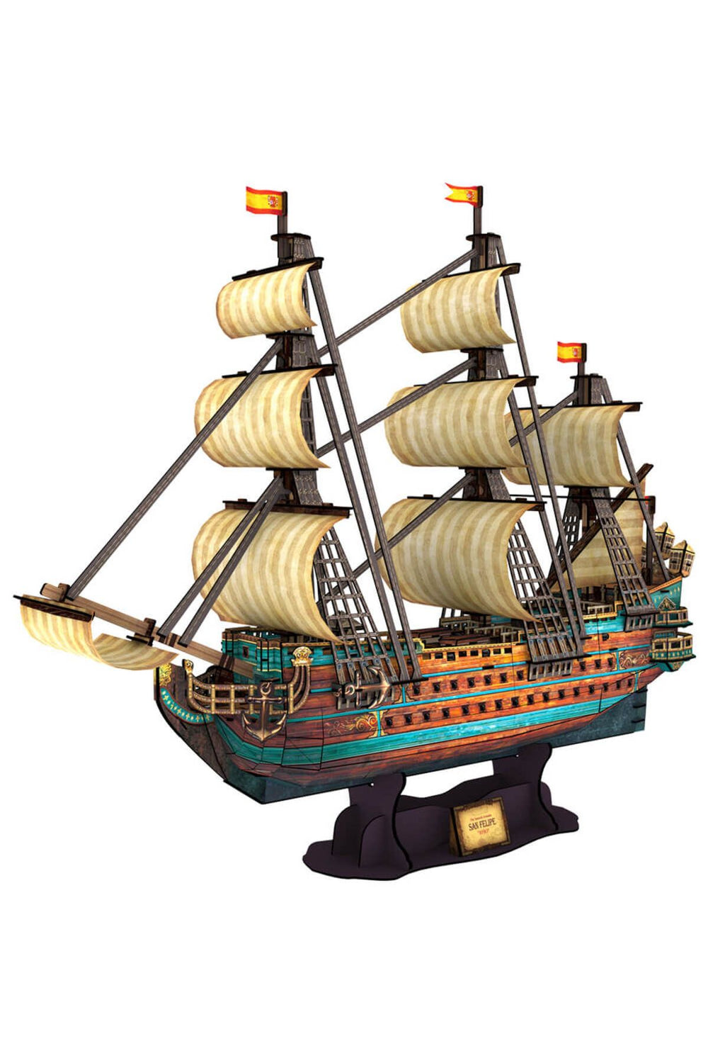 3d 248 Parça Puzzle San Felipe Gemisi