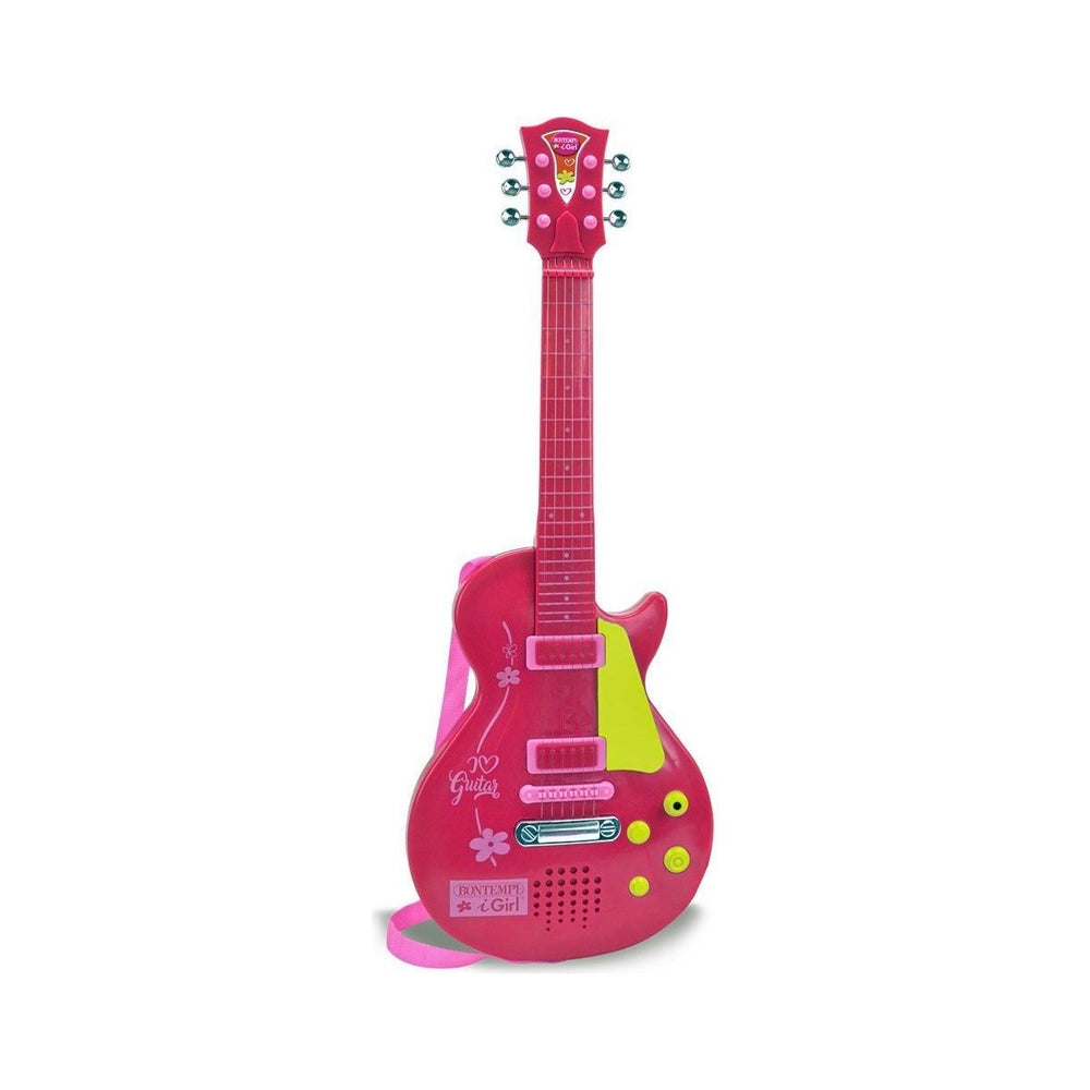 Bontempi Pembe Elektronik Çocuk Rock Gitarı 53 cm