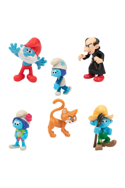 6'lı Figür Seti S2 PUF46000 Gargamel Şirin Baba