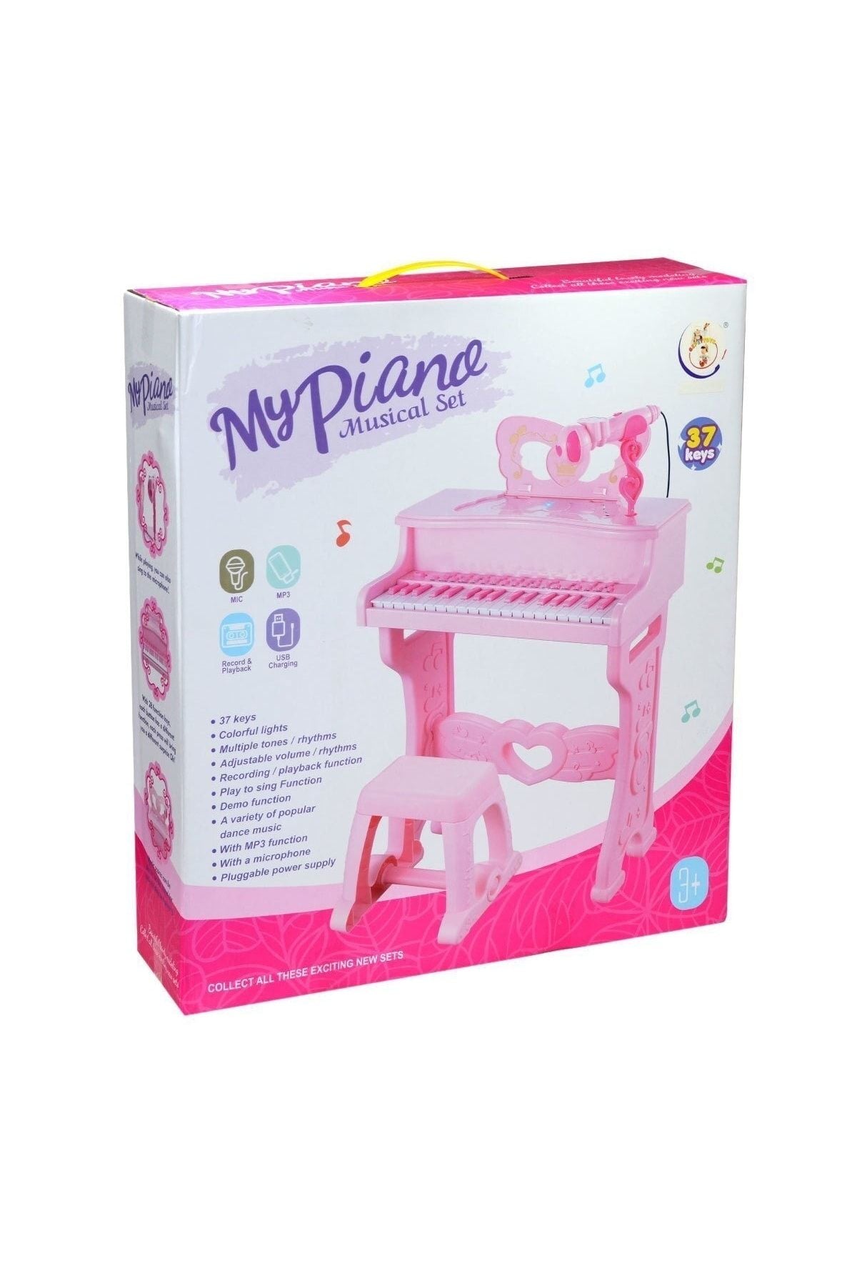 6626 37 Tuşlu Tabureli Piano-