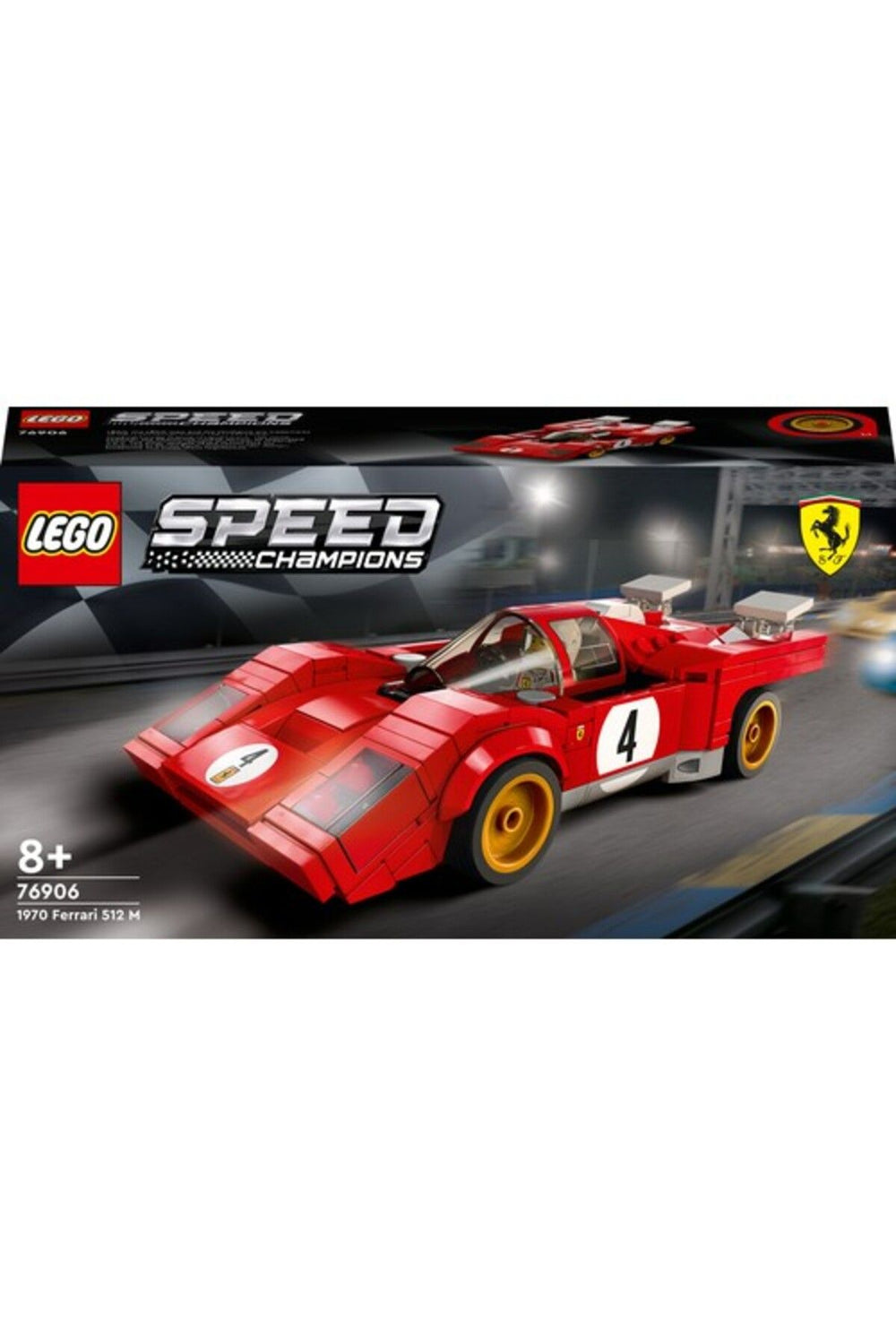 76906 Speed Champions - 1970 Ferrari 512m, 291 Parça 8 Yaş