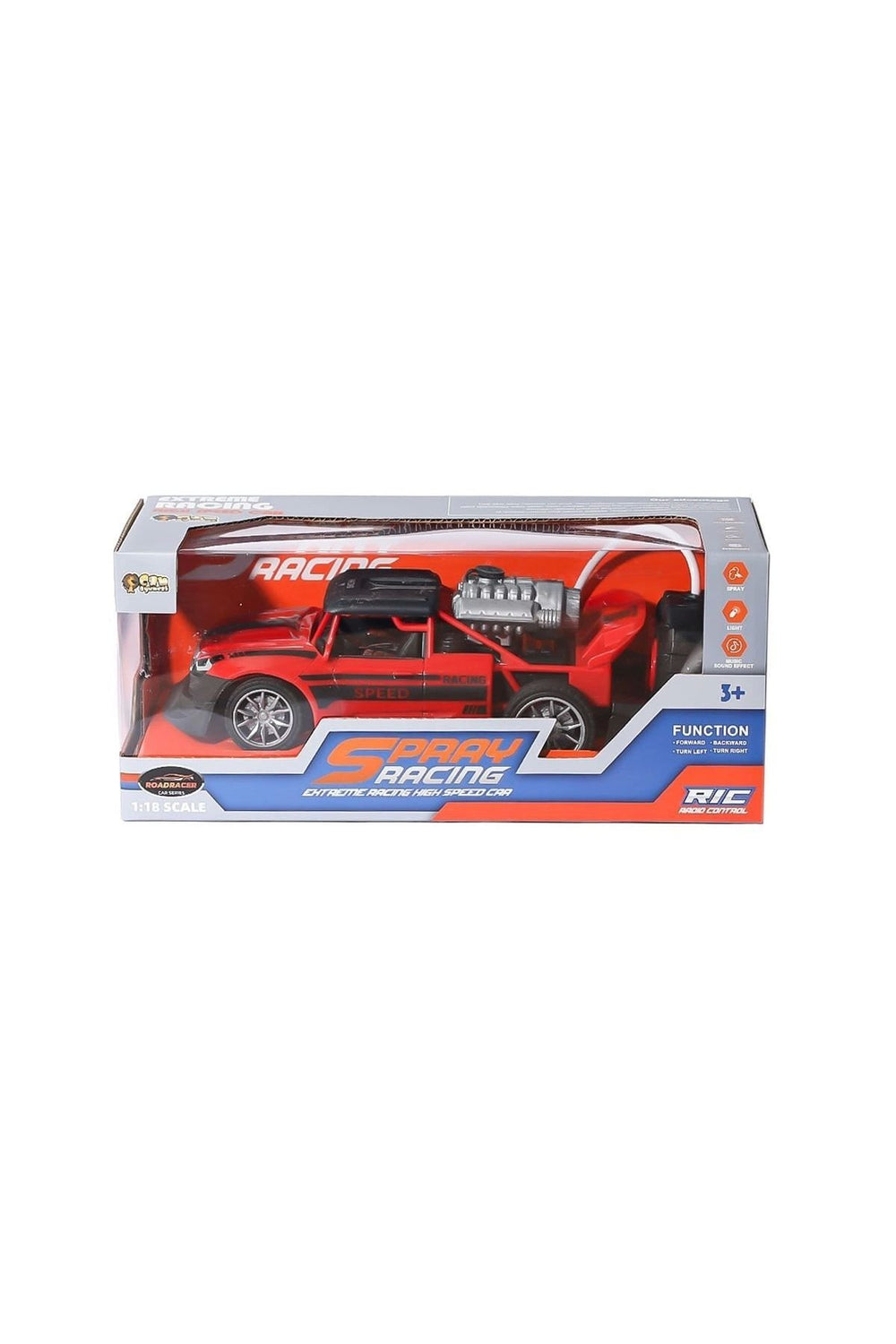 888-P1-P2 Kumandalı Duman Çıkartan Yarış Arabası 1:18 -Can
