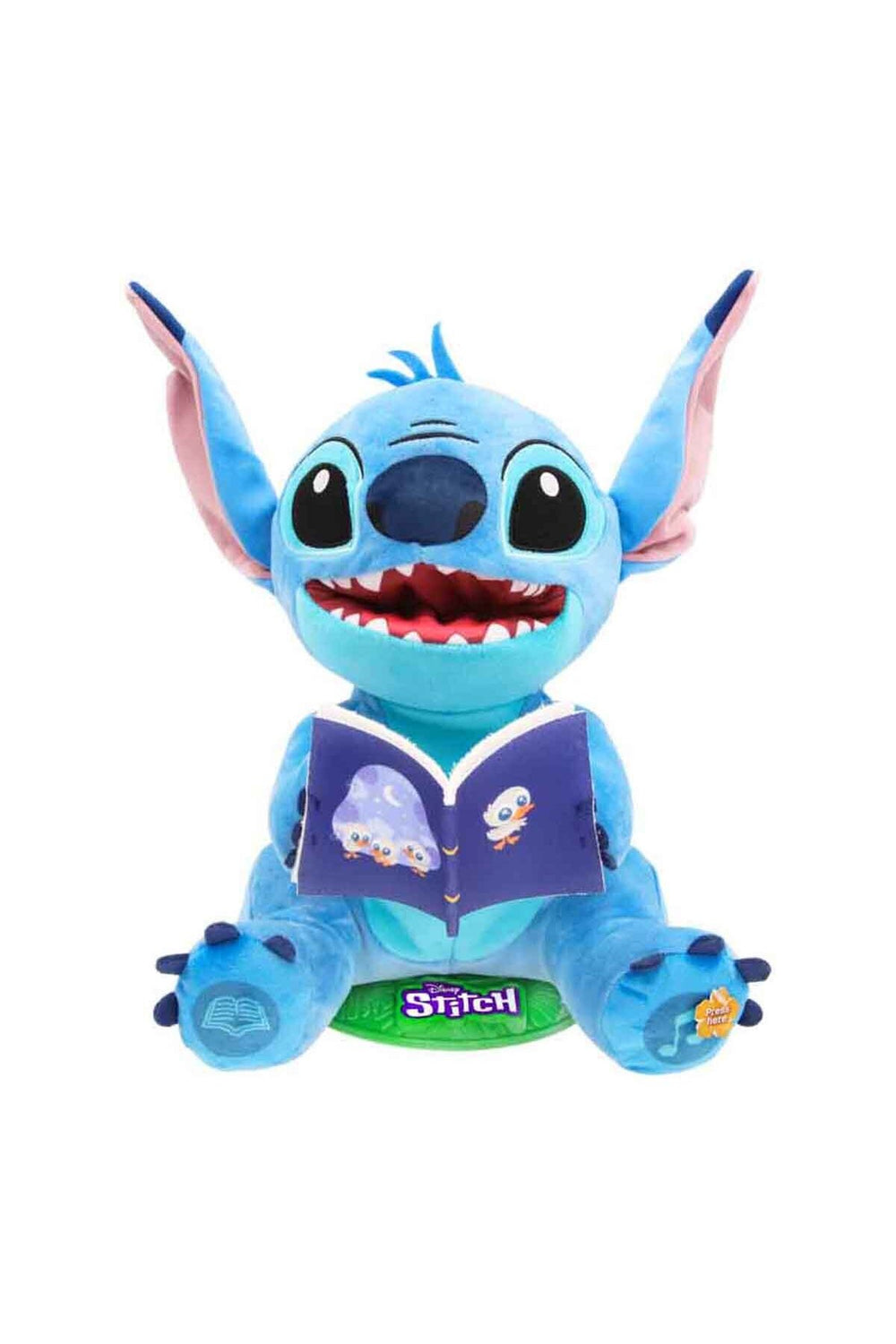 Sesli Karanlıkta Parlayan Masal Anlatan Stitch İnteraktif Peluş 34 cm