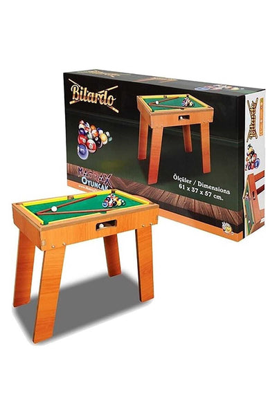 AKÇİÇEK OYUNCAK Matrax Ahşap Bilardo Oyunu