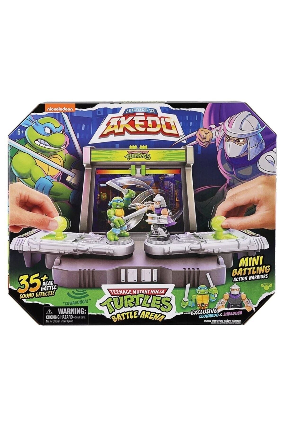 Akedo Tmnt S1 Ninja Kaplumbağalar Arena Oyun Seti