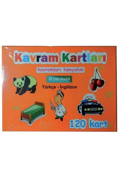 Anaokulu Kavram Kartları 120 Prç.