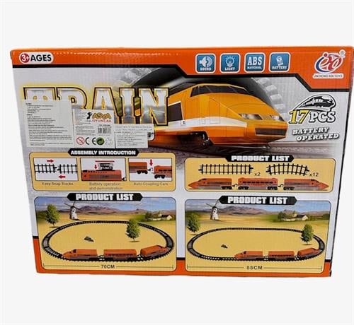 Asya Oyuncak Hızlı Tren Seti Pilli Işıklı Sesli 17 Parça