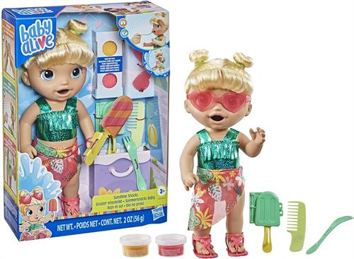 Baby Alive Bebeğimle Yaz Eğlencesi Sarışın F1680