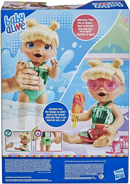 Baby Alive Bebeğimle Yaz Eğlencesi Sarışın F1680