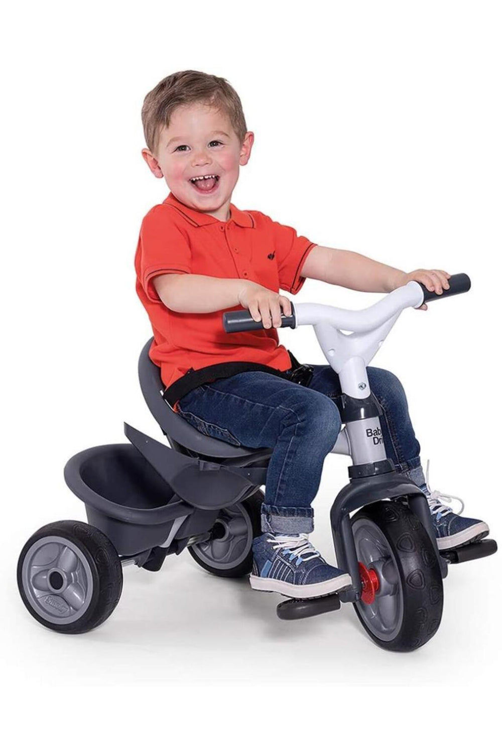 Smoby Baby Driver Comfort Gri 3'ü 1 Arada Çocuk Bisikleti