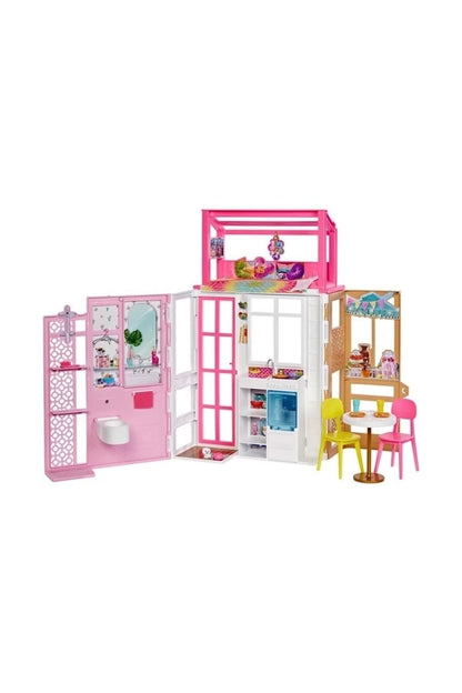Barbie Barbienin Portatif Evi HCD47