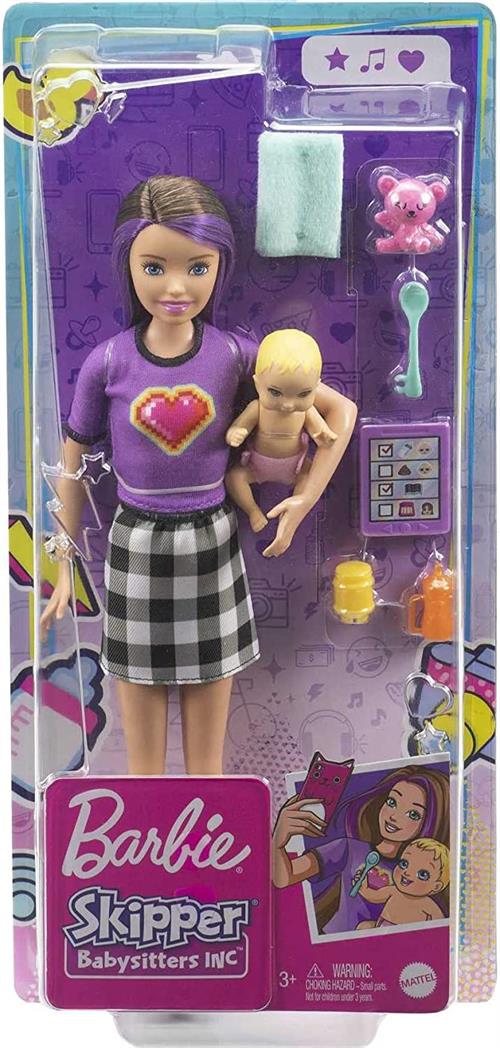 Barbie Bebek Bakıcısı Skipper Bebek Serisi GRP11